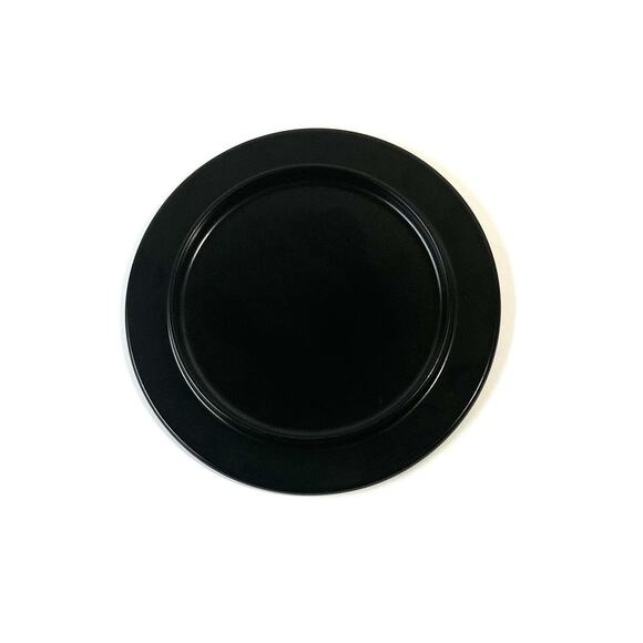 Yamanaka Lacquerware Deserts Plate Set of 5 Plum Black Sakura Flower Japan - Picture 4 of 5